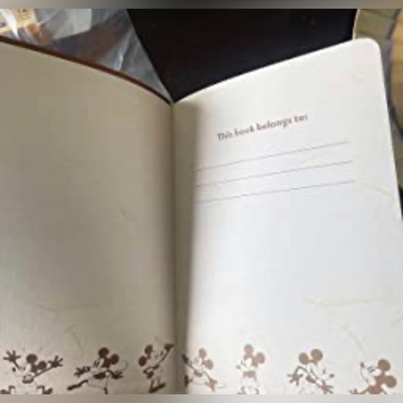 NWT Hallmark Hardcover Journal with Lined Pages (Disney Mickey Mouse - Picture 4 of 12